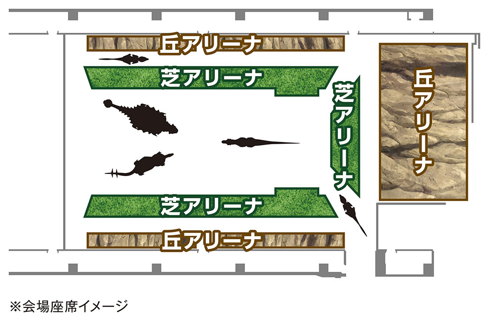 大阪会場 座席イメージ